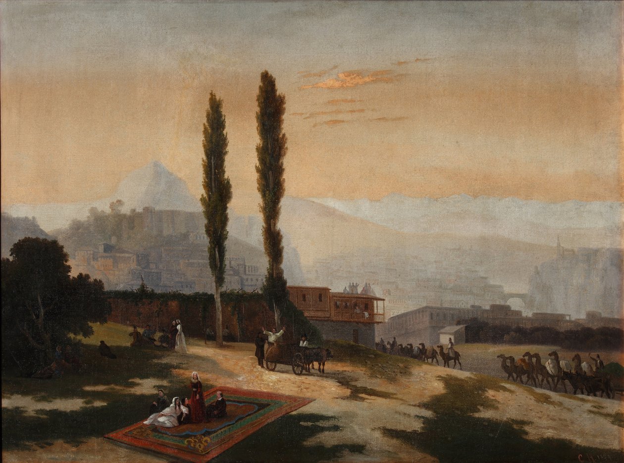 Tiflis manzarası, 1890 by Unbekannt