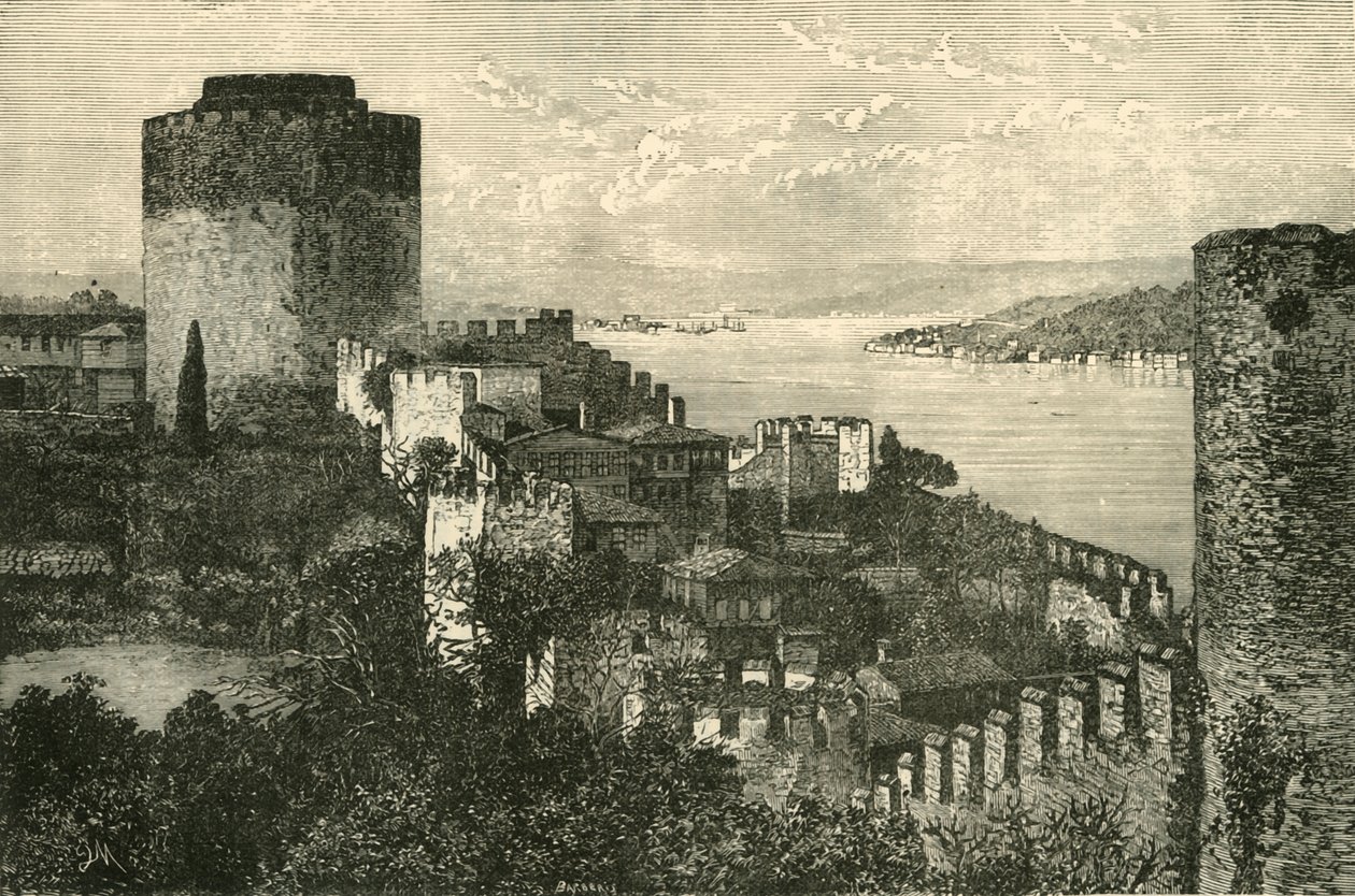 Boğaz Manzarası: Avrupa Kalesi, 1890. by Unbekannt