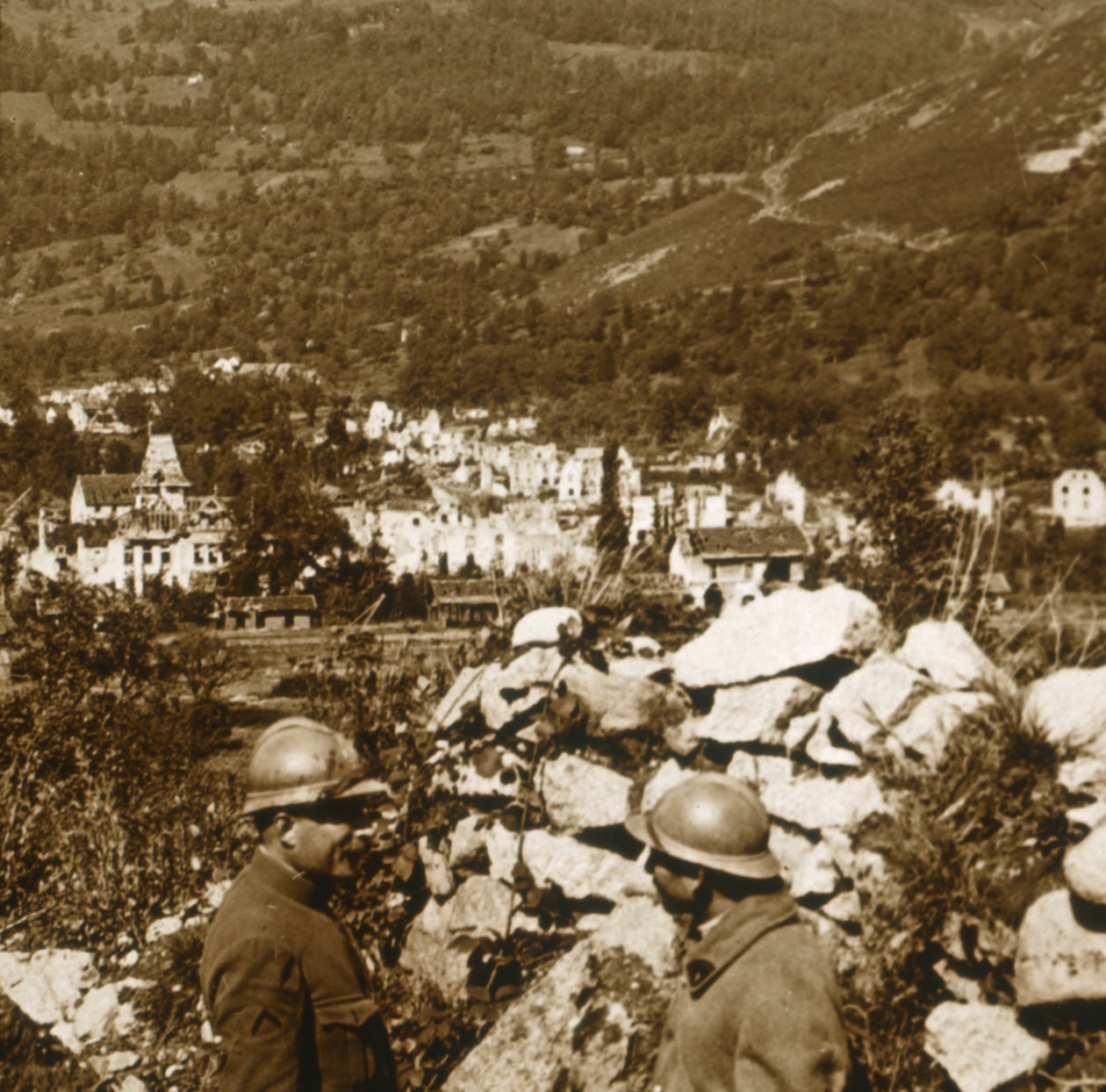 Hatların görünümü, Metzeral, kuzey Fransa, c1914-c1918 by Unbekannt