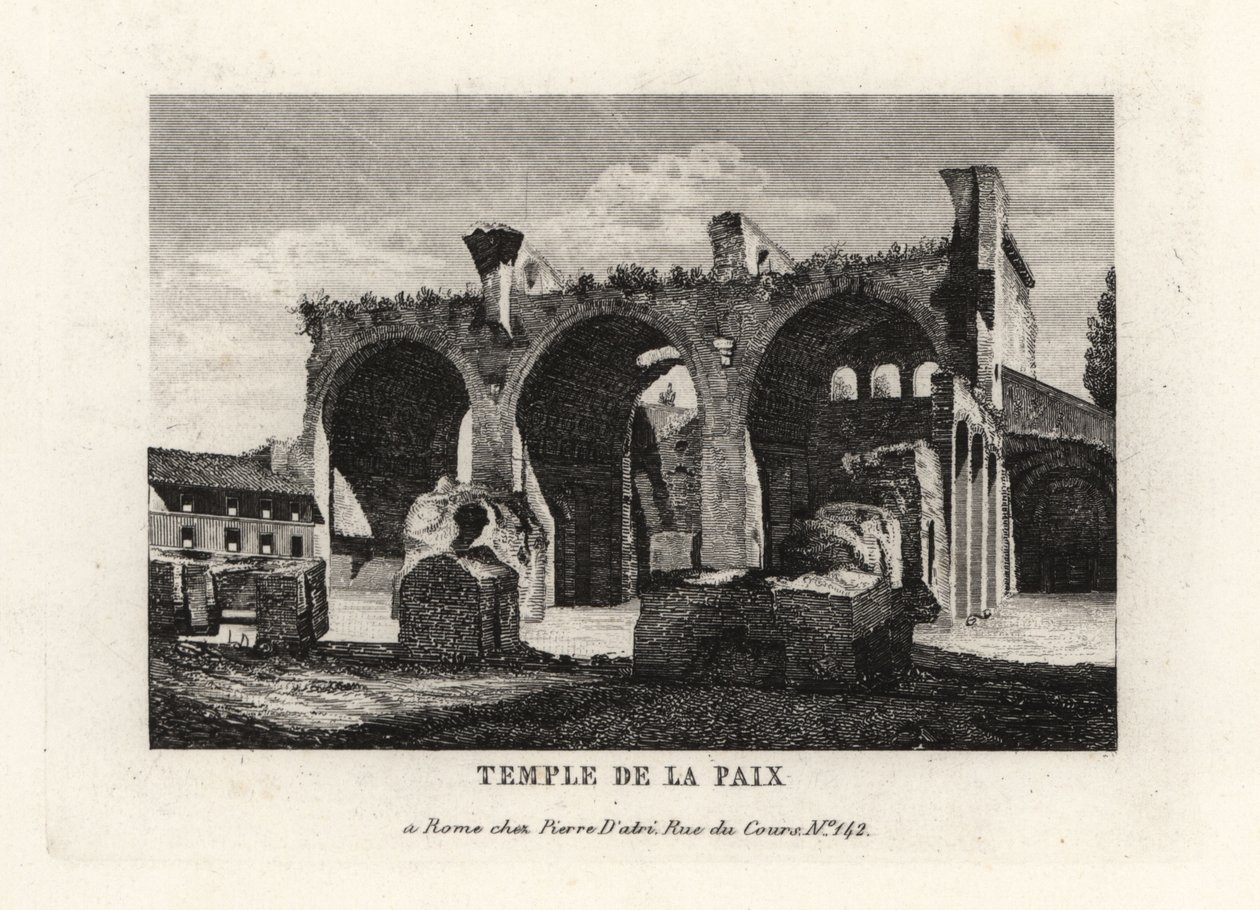 Barış Tapınağı, Templum Pacis veya Vespasian Forumu, Roma