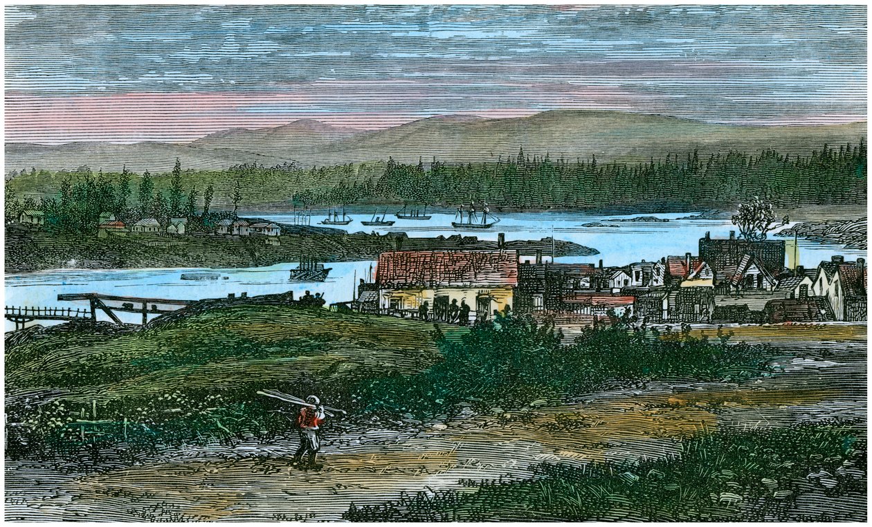Victoria, Vancouver Adası, British Columbia, Kanada, c1880