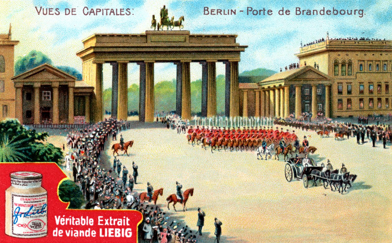 Başkentlerin Görünümleri: Brandenburg Kapısı, Berlin, c1900 by Unbekannt
