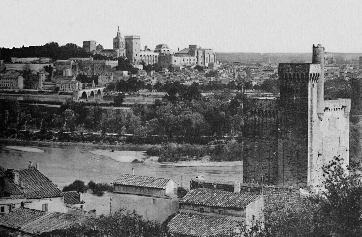 Villeneuve-Les-Avignon - 14. yüzyıl Philippe-Le-Bel Kulesi., Rhone Vadisi. Saray by Unbekannt