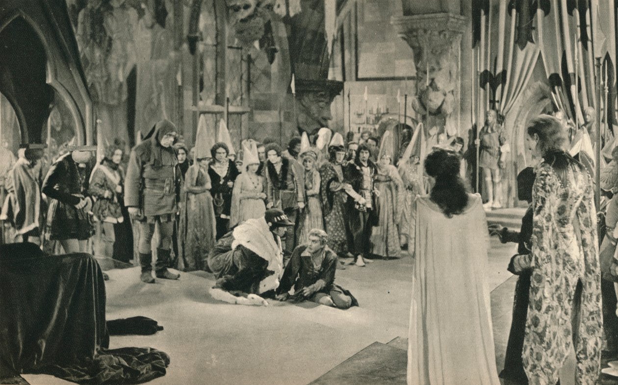 Villon John Barrymore, Louis XI tarafından ölümle tehdit edildi, 1927 by Unbekannt