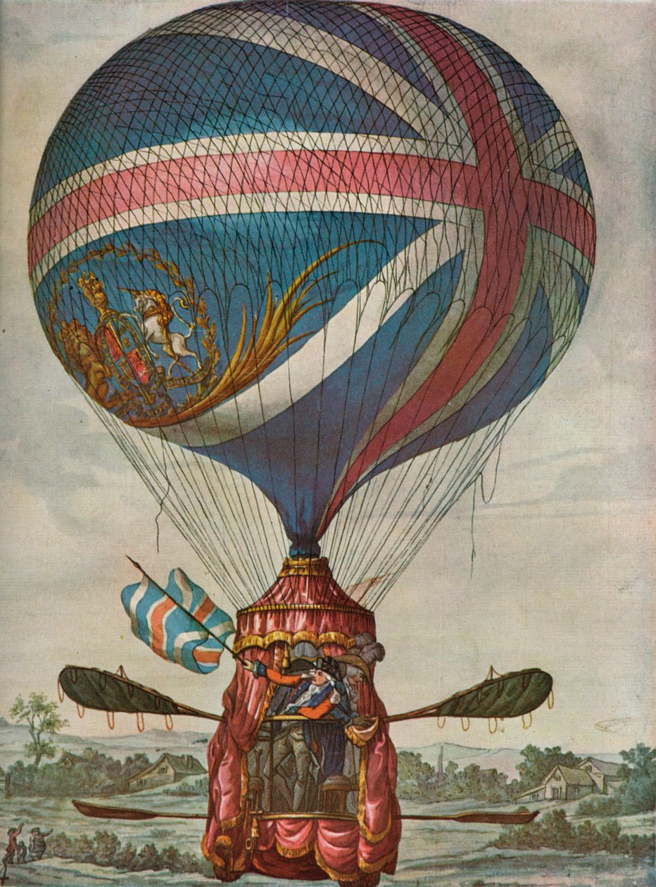 Vincent Lunardis İkinci Balon: 3 Mayıs 1785, 1937 by Unbekannt