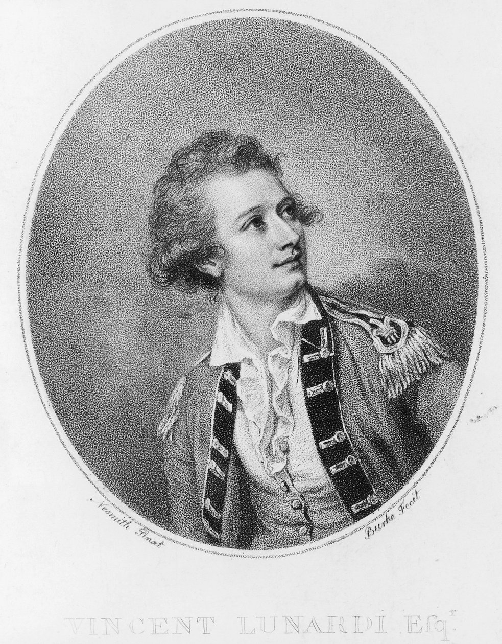Vincenzo Lunardi, c1770 by Unbekannt