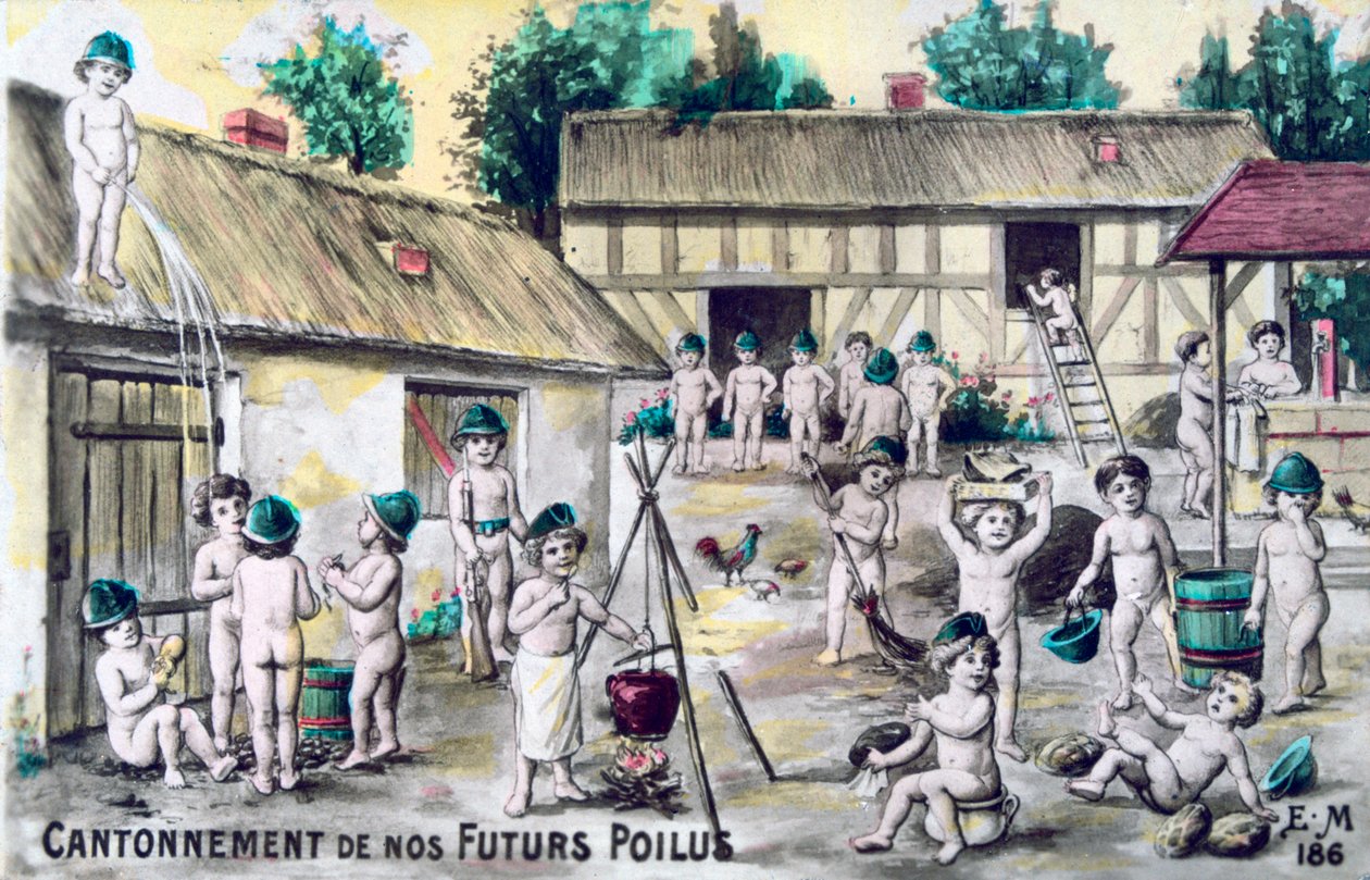 Eski Fransız kartpostal, c1900 by Unbekannt