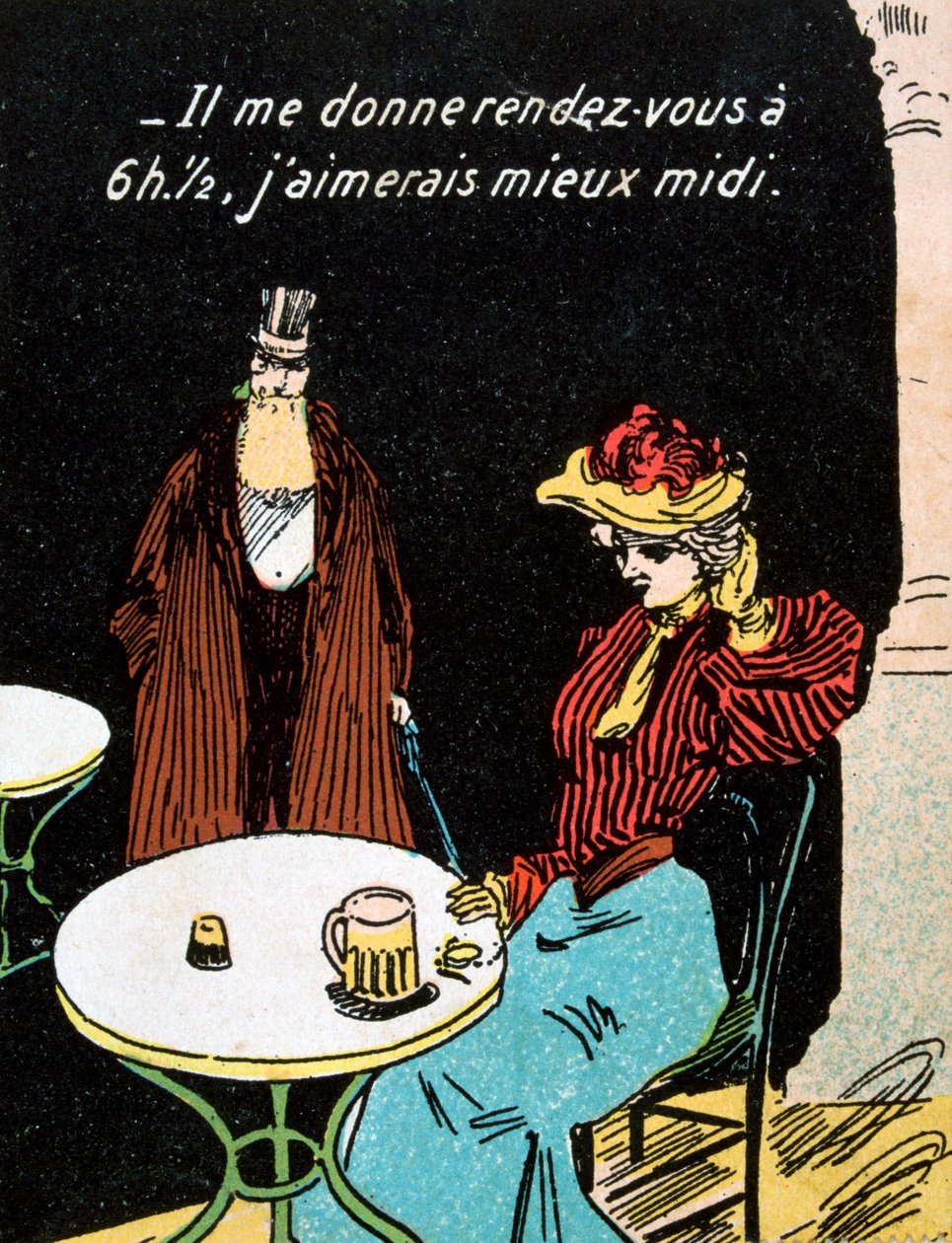 Eski Fransız kartpostal, c1900 by Unbekannt