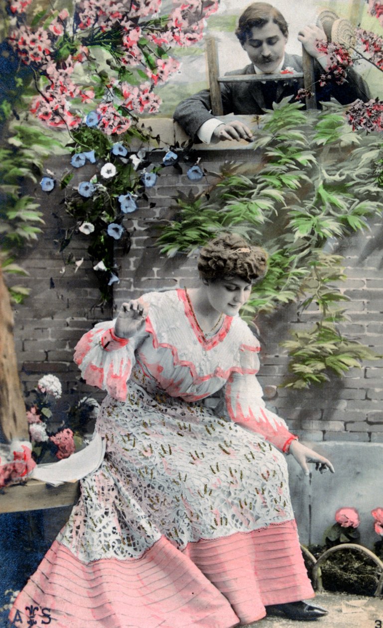 Eski Fransız kartpostal, c1900 by Unbekannt