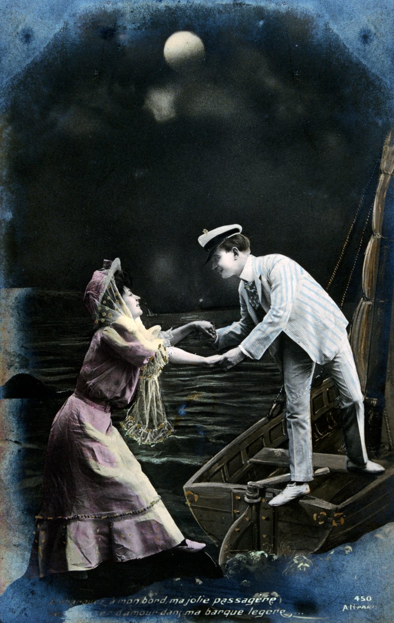 Eski Fransız kartpostal, c1900 by Unbekannt