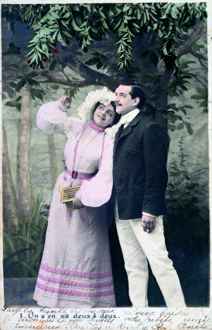 Eski Fransız kartpostal, c1900 by Unbekannt