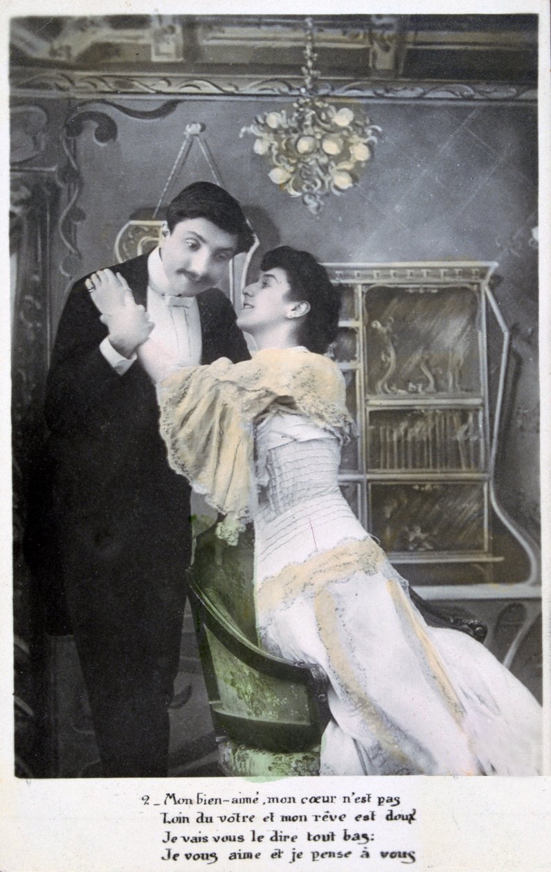 Eski Fransız kartpostal, c1900 by Unbekannt