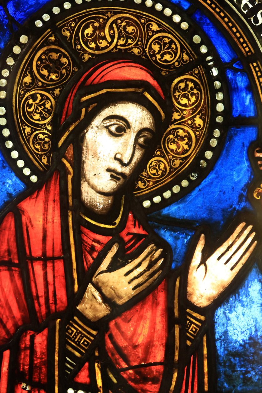 Meryemana. Ziyaret. 12. yüzyılın 3. çeyreği. Oeuvre Notre Dame Müzesi, Strasbourg, Strasbourg, Fransa by Unbekannt