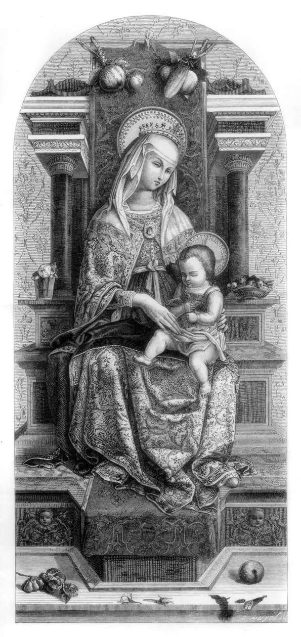Bakire ve Çocuk, 1482 1870 by Unbekannt