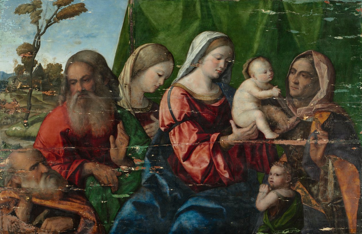 Azizler ile Bakire ve Çocuk, c. 1510. by Unbekannt