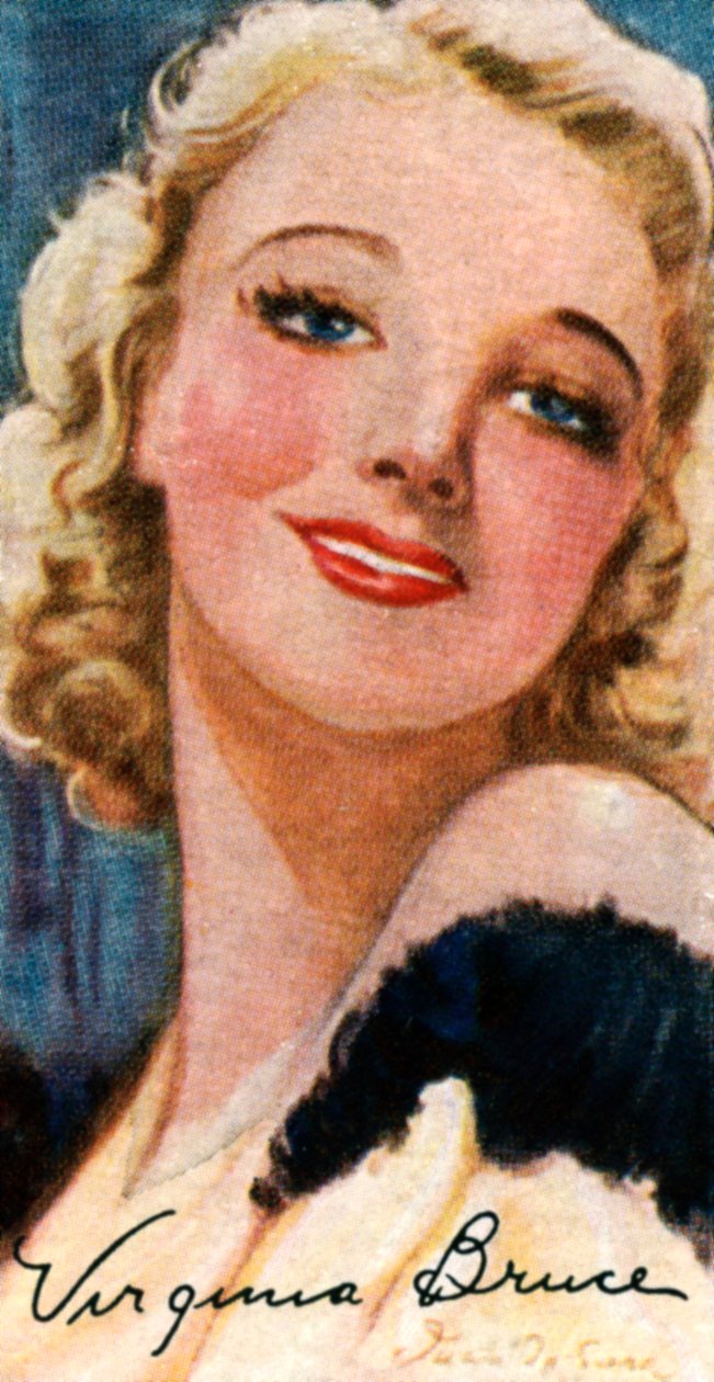 Virginia Bruce, 1910-1982, Amerikalı oyuncu ve şarkıcı, 20. yüzyıl by Unbekannt