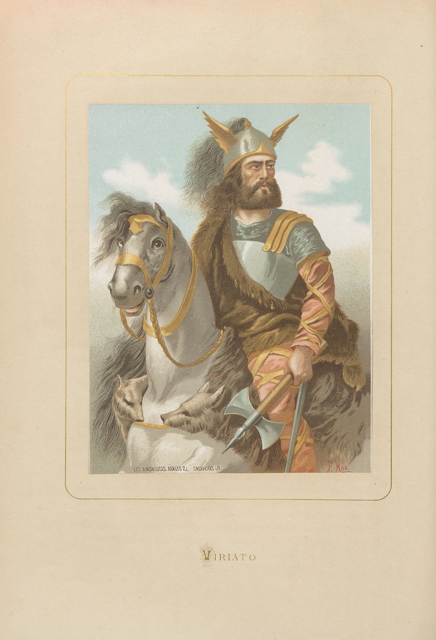 Viriathus. Gönderen: Tüm zamanların ünlü erkek ve kadınları, Juan Landa, 1875-1877. by Unbekannt