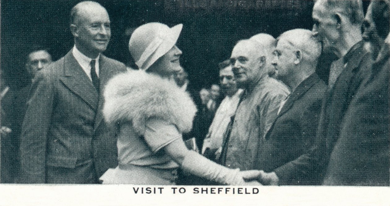 Sheffield ziyareti, 1934 1937 by Unbekannt