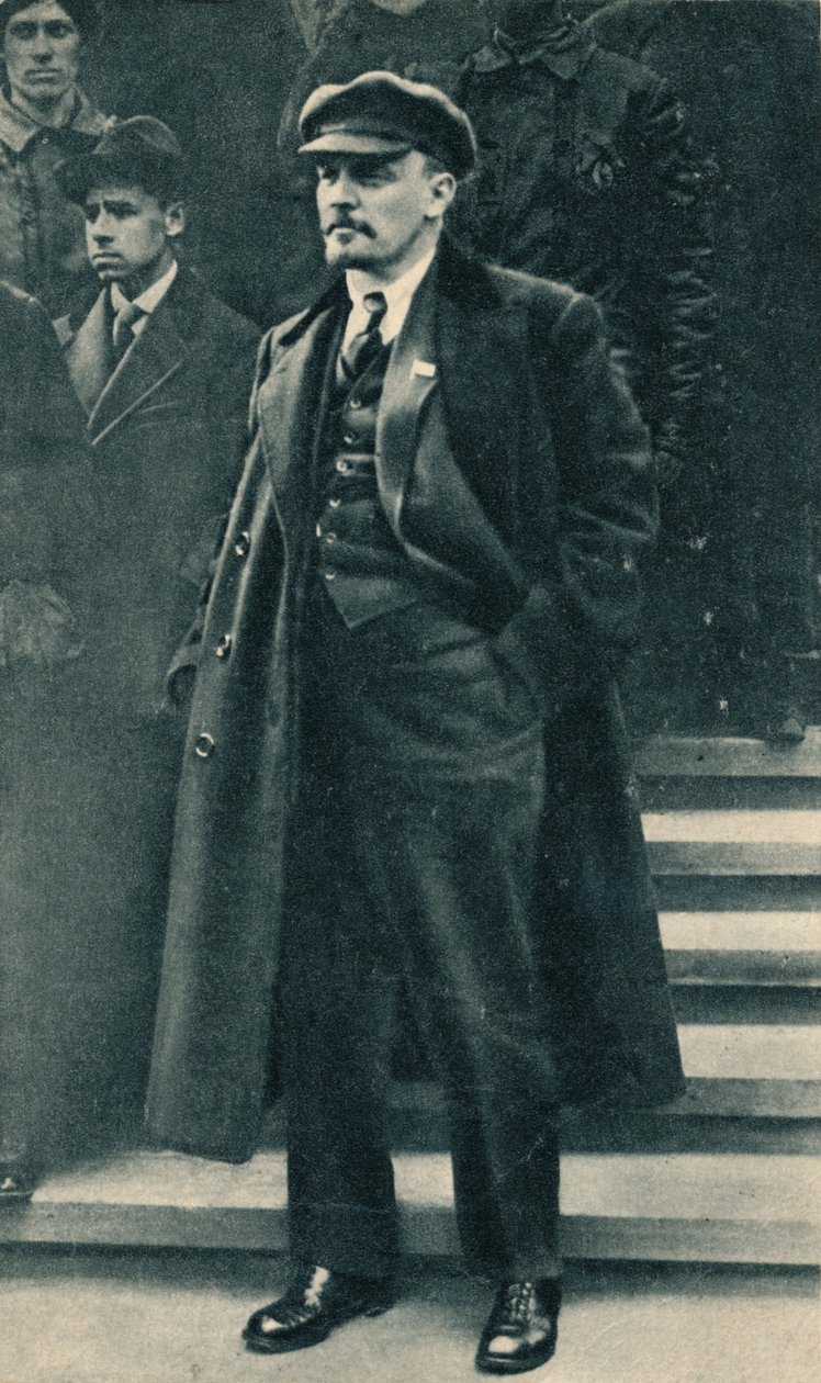 Vladimir Ilich Lenin, Rus Bolşevik lideri, Moskova, Rusya, 1 Mayıs 1919 by Unbekannt