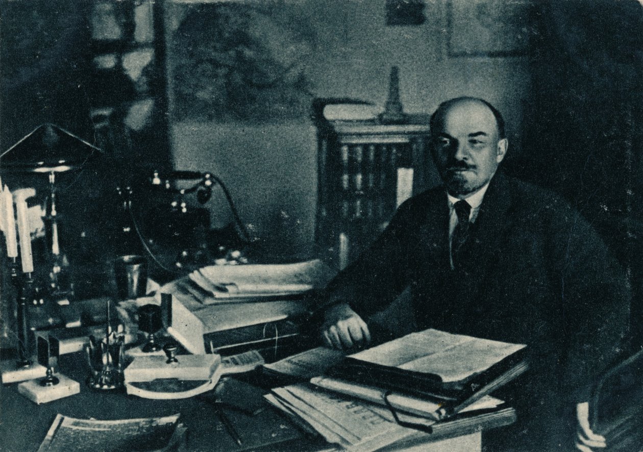 Vladimir Ilich Lenin, Rus Bolşevik lideri, Moskova, Rusya, 7 Ekim 1922 by Unbekannt