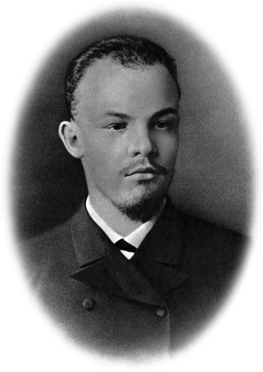 Vladimir Ulyanov Lenin öğrenciyken, Samara, Rusya, 1890 by Unbekannt