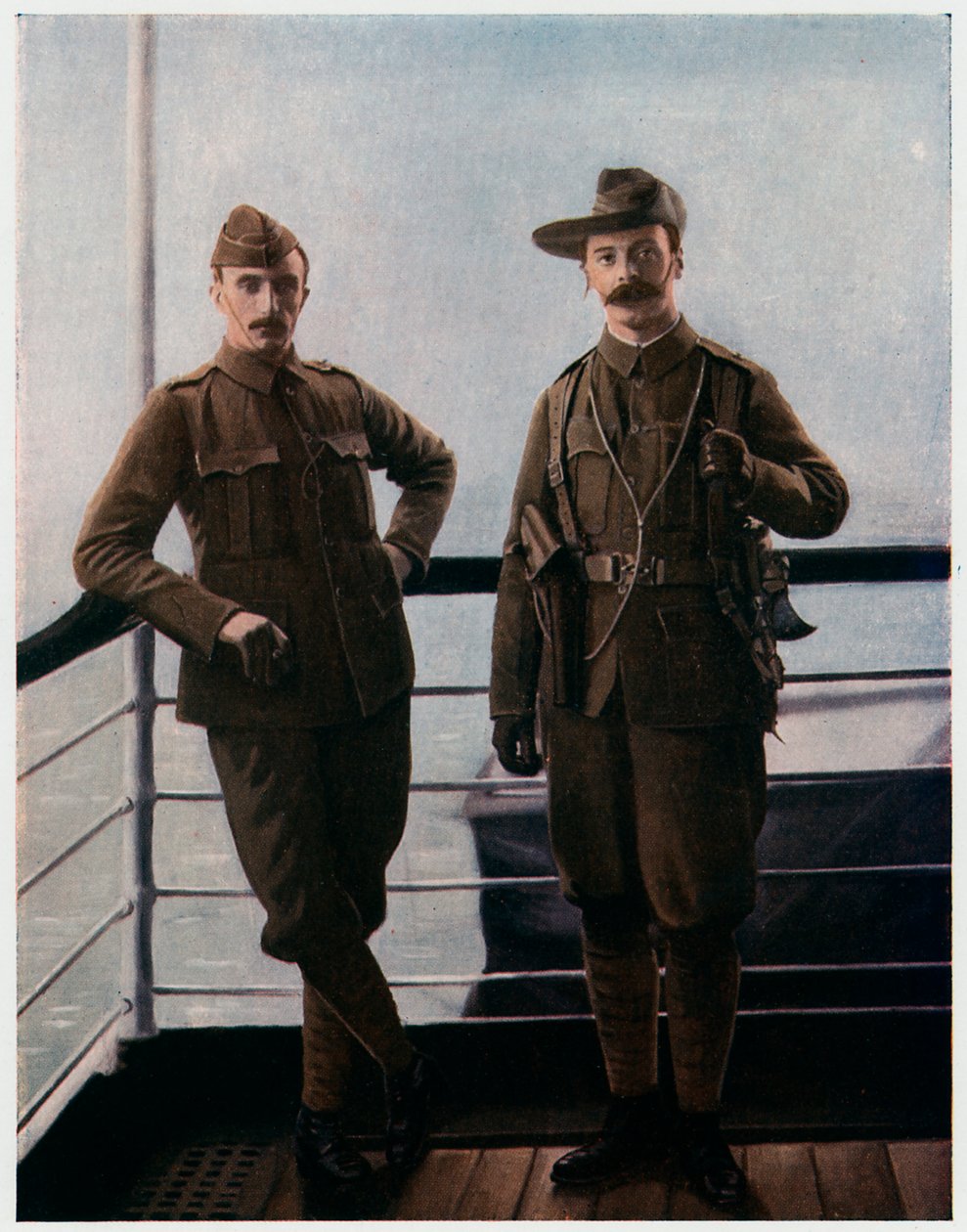 1900 Boer Savaşı için gemide gönüllüler by Unbekannt