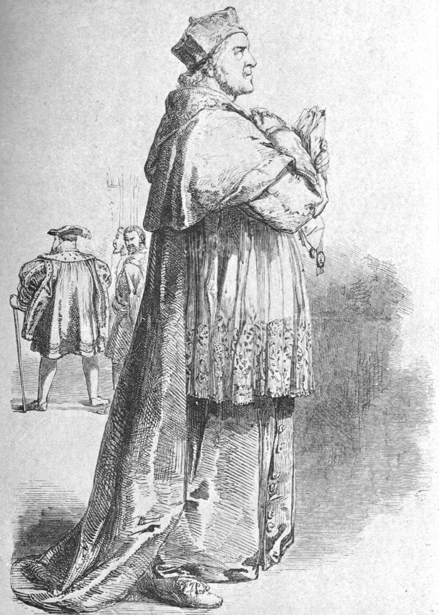 W. Macready, Kardinal Wolsey rolünde, 19. yüzyılın ortalarında, 1901. by Unbekannt