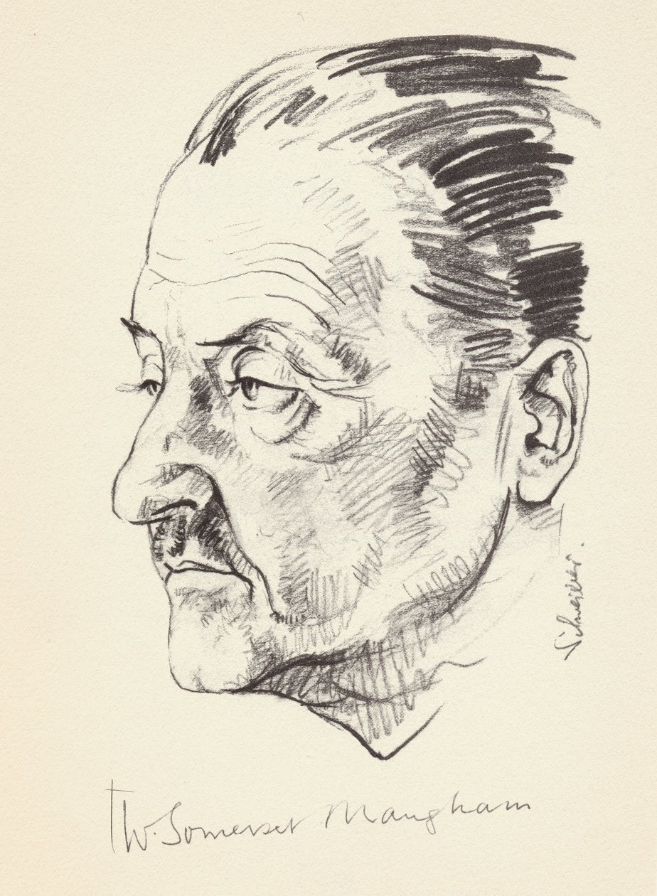 W Somerset Maugham, İngiliz yazar, 1930'lar by Unbekannt