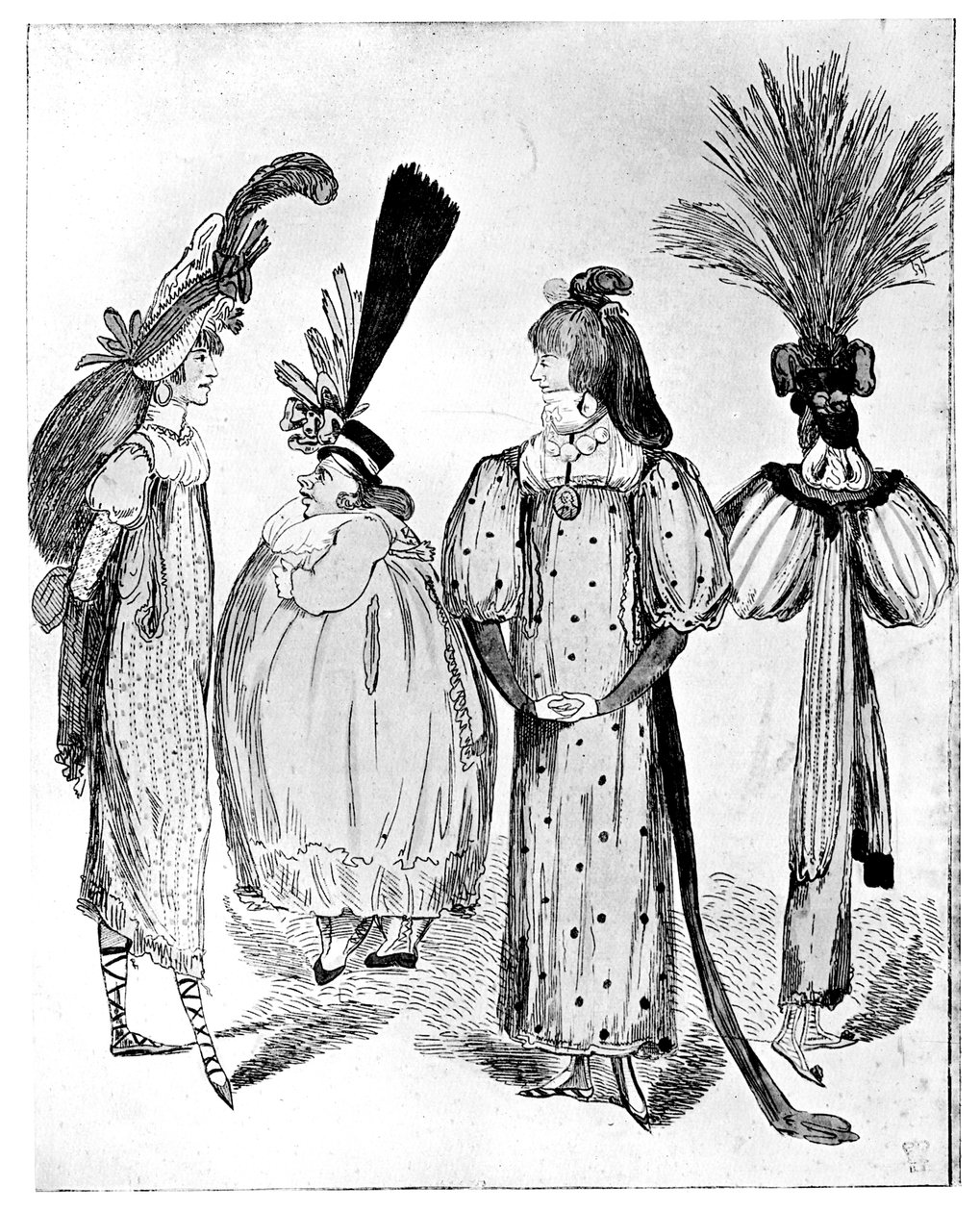 Waggoners Frocks or No Bodys of 1795, 1795 by Unbekannt