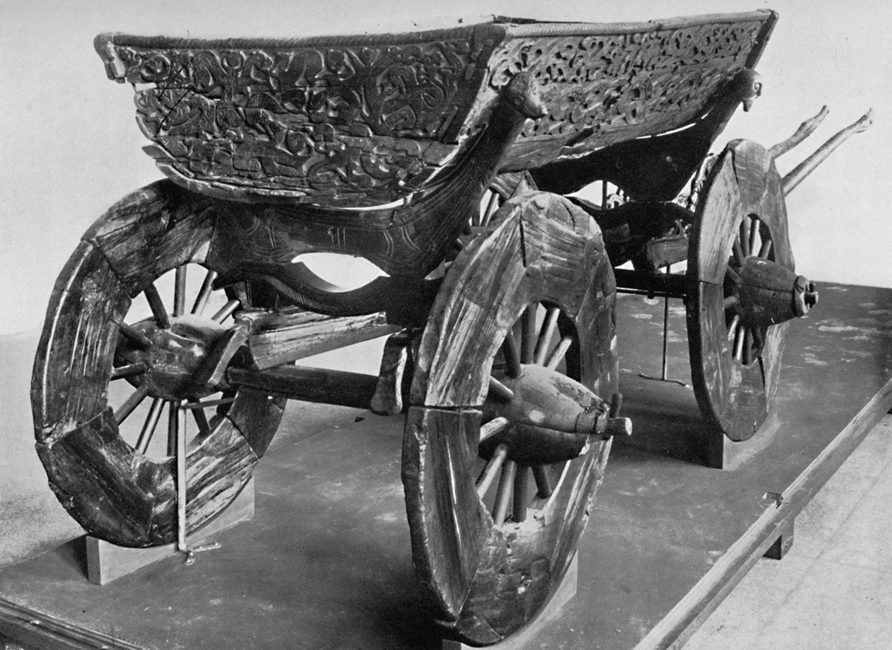 Oseberg gemisinden vagon, 1935 by Unbekannt
