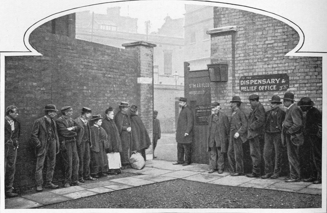 St Marylebone Workhouse, Luxborough Street, Londra, c1901 1903