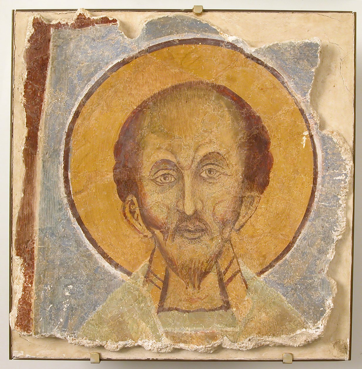 Male Saint Duvar Resmi, 12. yüzyıl, modern restorasyon. by Unbekannt