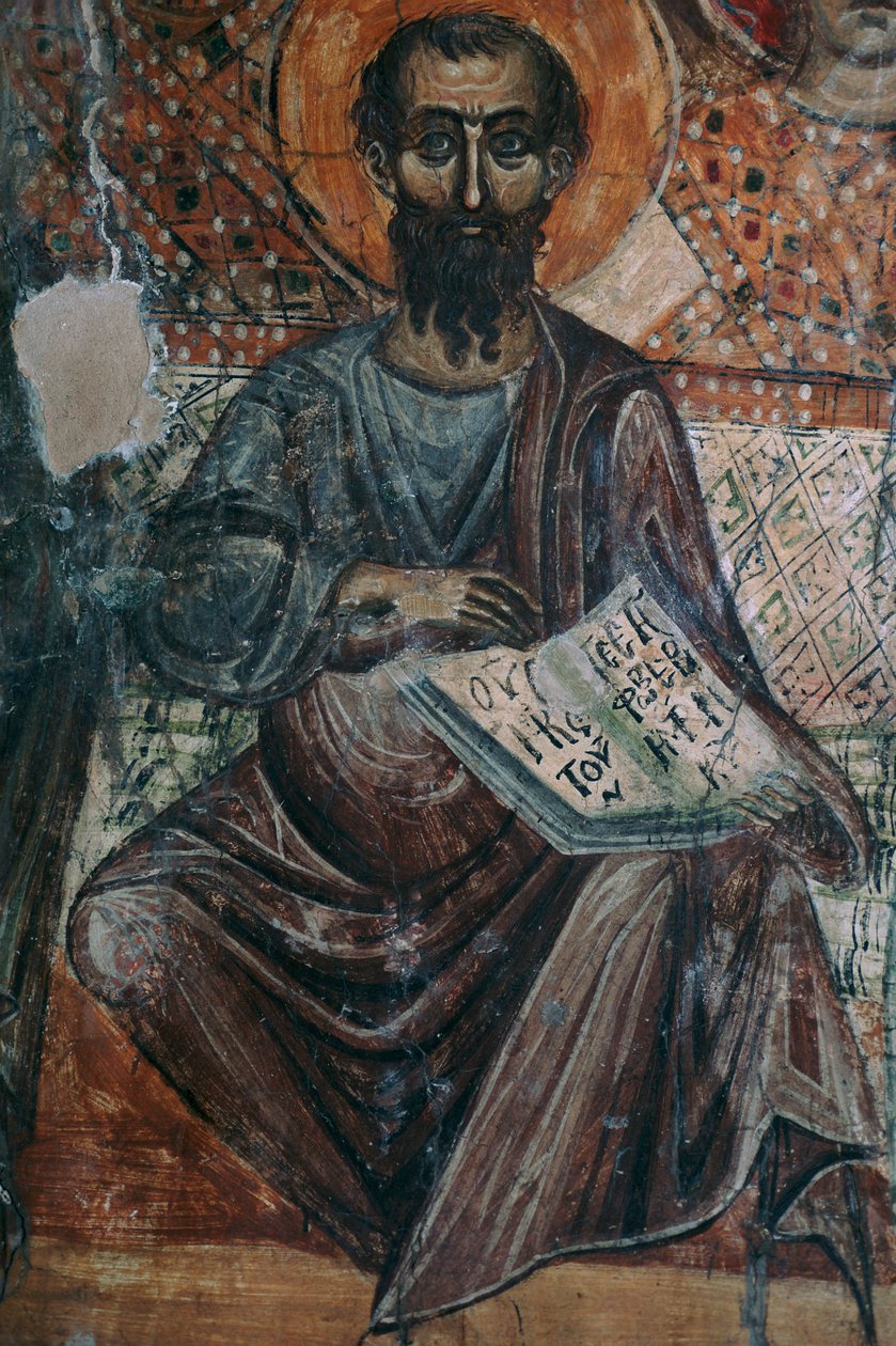 Cennetteki bir azizin duvar resmi, 13. yüzyıl by Unbekannt