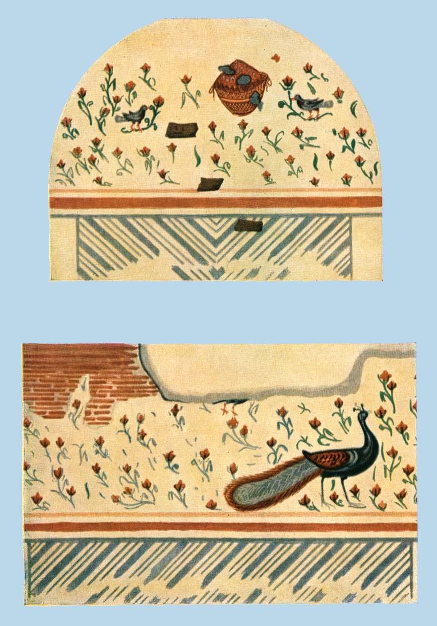Bir Hıristiyan mezarındaki duvar resimleri, Sart, Türkiye, 1928. by Unbekannt