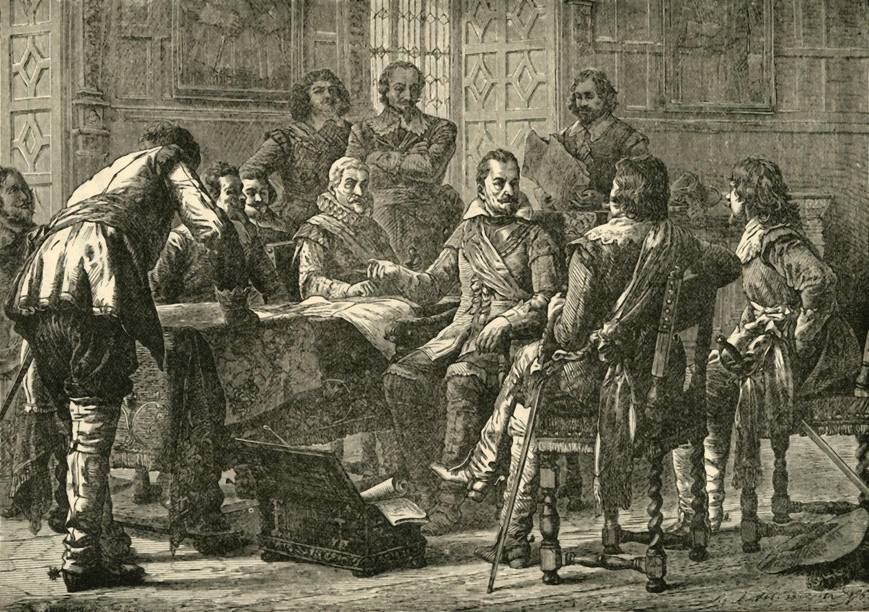 Wallenstein ve Tilly, 1626, 1890. by Unbekannt