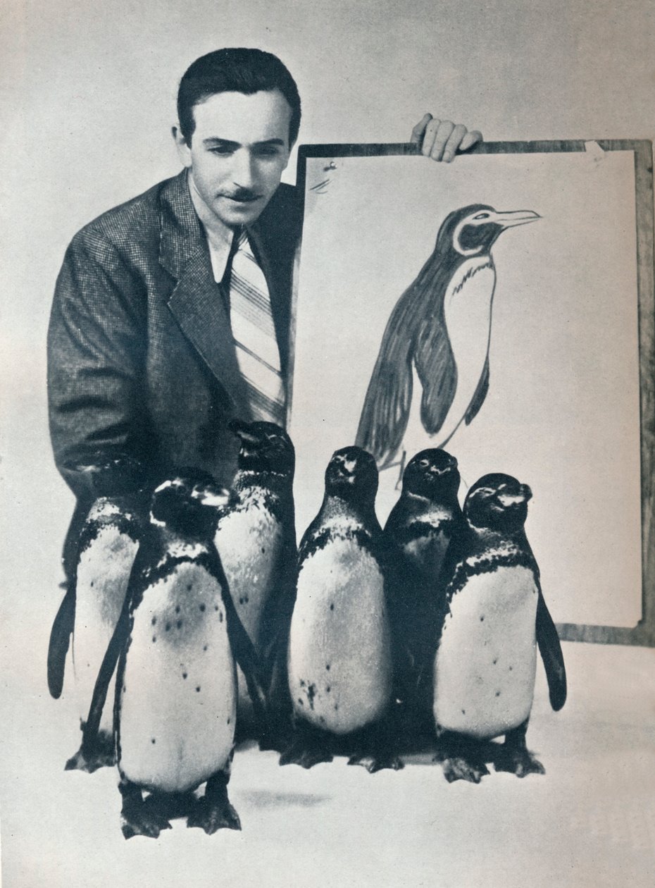 Penguenlerle Walt Disney, 1934 1935 by Unbekannt