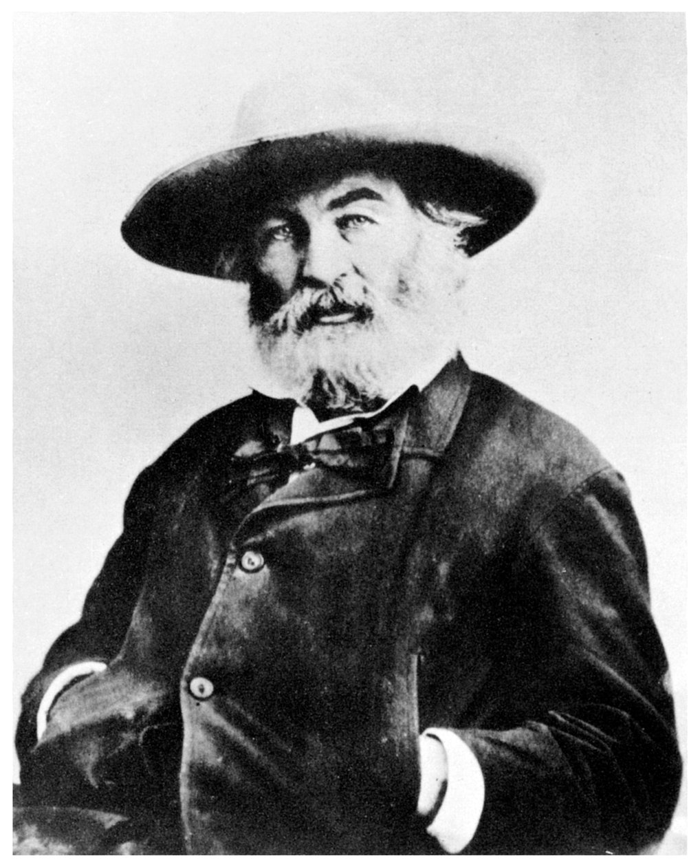 Walt Whitman, Amerikalı şair, c1866 1955 by Unbekannt