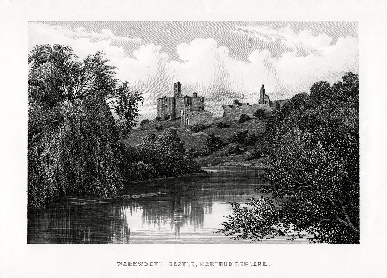 Warkworth Kalesi, Northumberland, 1896 by Unbekannt