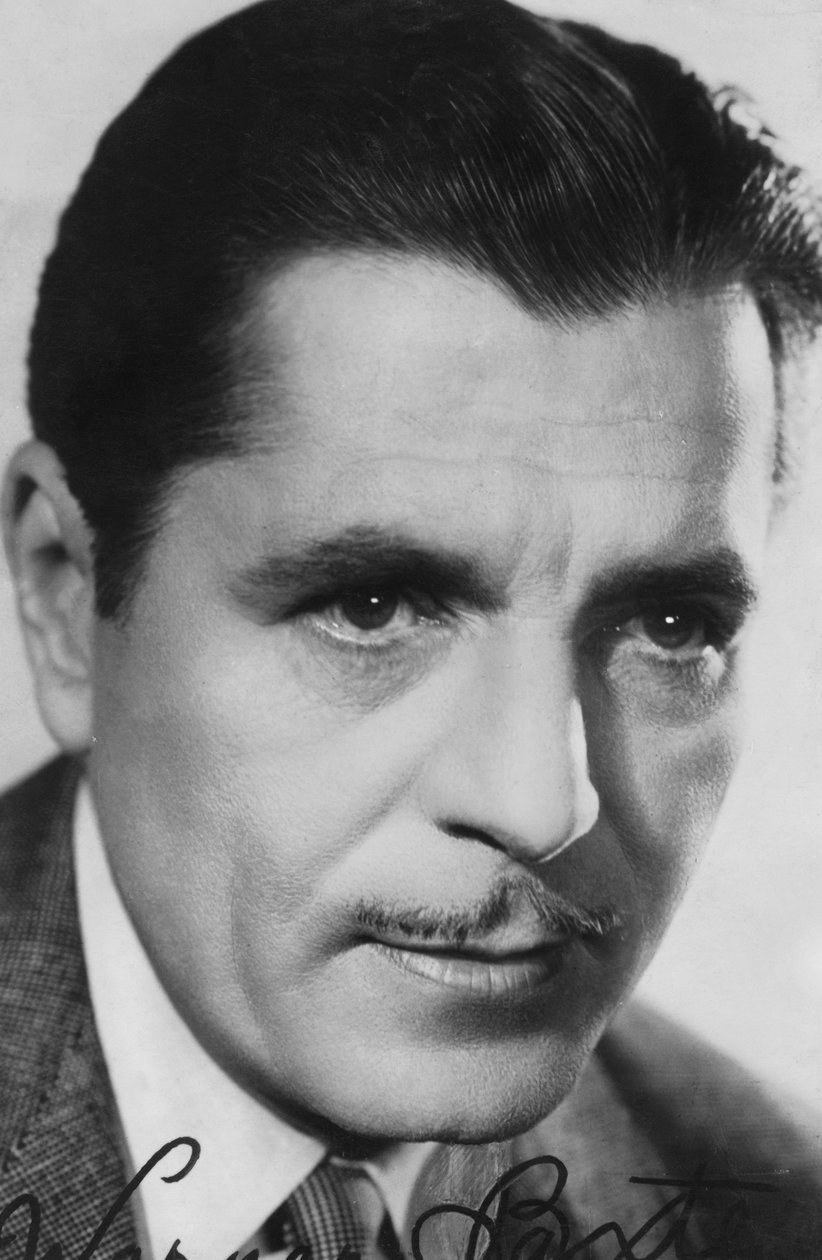 Warner Baxter, 1889-1951, Amerikalı aktör, c1930s-c1940s. imzalı fotoğraf by Unbekannt