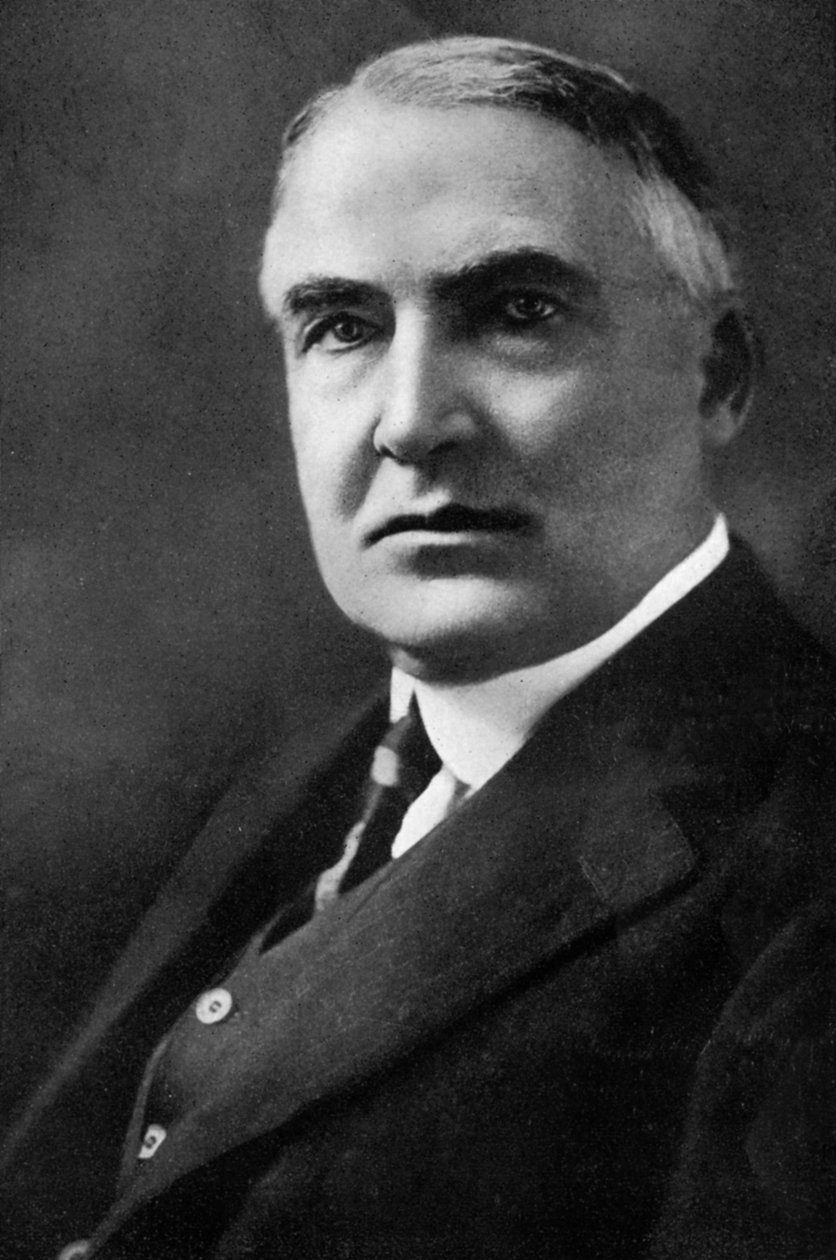 Warren G Harding, Amerika Birleşik Devletleri