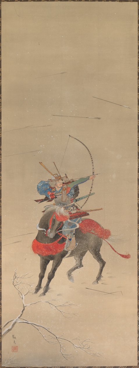 Bir Ata binmiş savaşçı, 1700