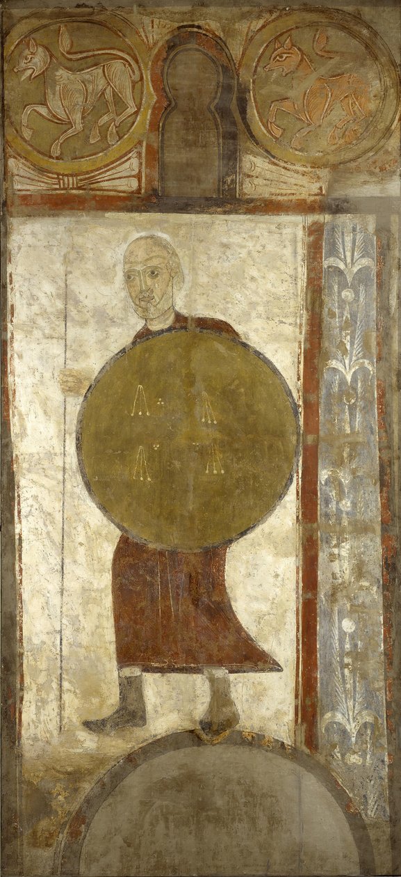 Kalkanlı Savaşçı, 12. yüzyılın ilk yarısı muhtemelen 1129-34. by Unbekannt