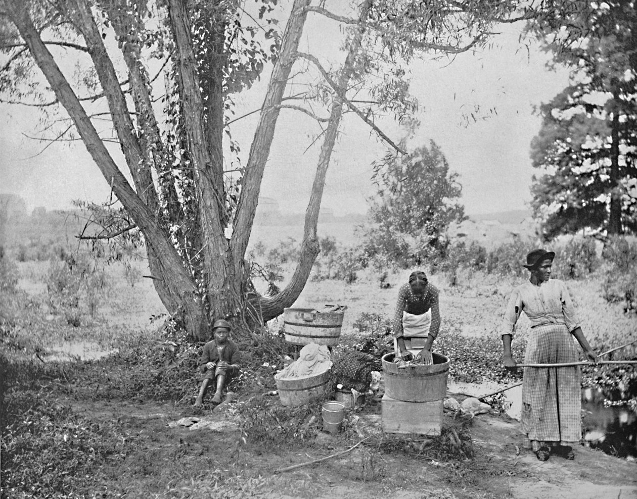 Çamaşırcı Kadınlar, El Paso, Teksas, c1897. by Unbekannt