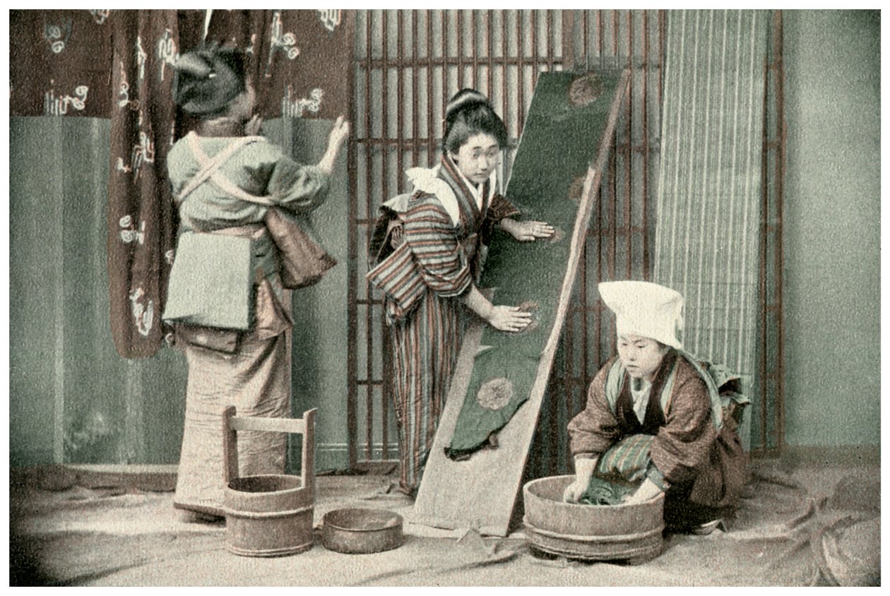 Yıkama kimonoları, Japonya, 1904 by Unbekannt