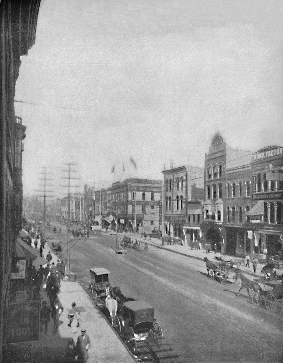 Washington Caddesi, Minneapolis, Minnesota, c1897. by Unbekannt