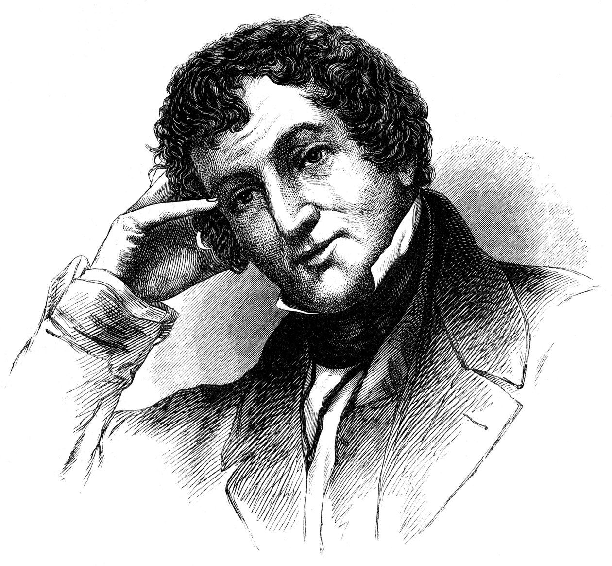 Washington Irving, Amerikalı yazar, c1880 by Unbekannt