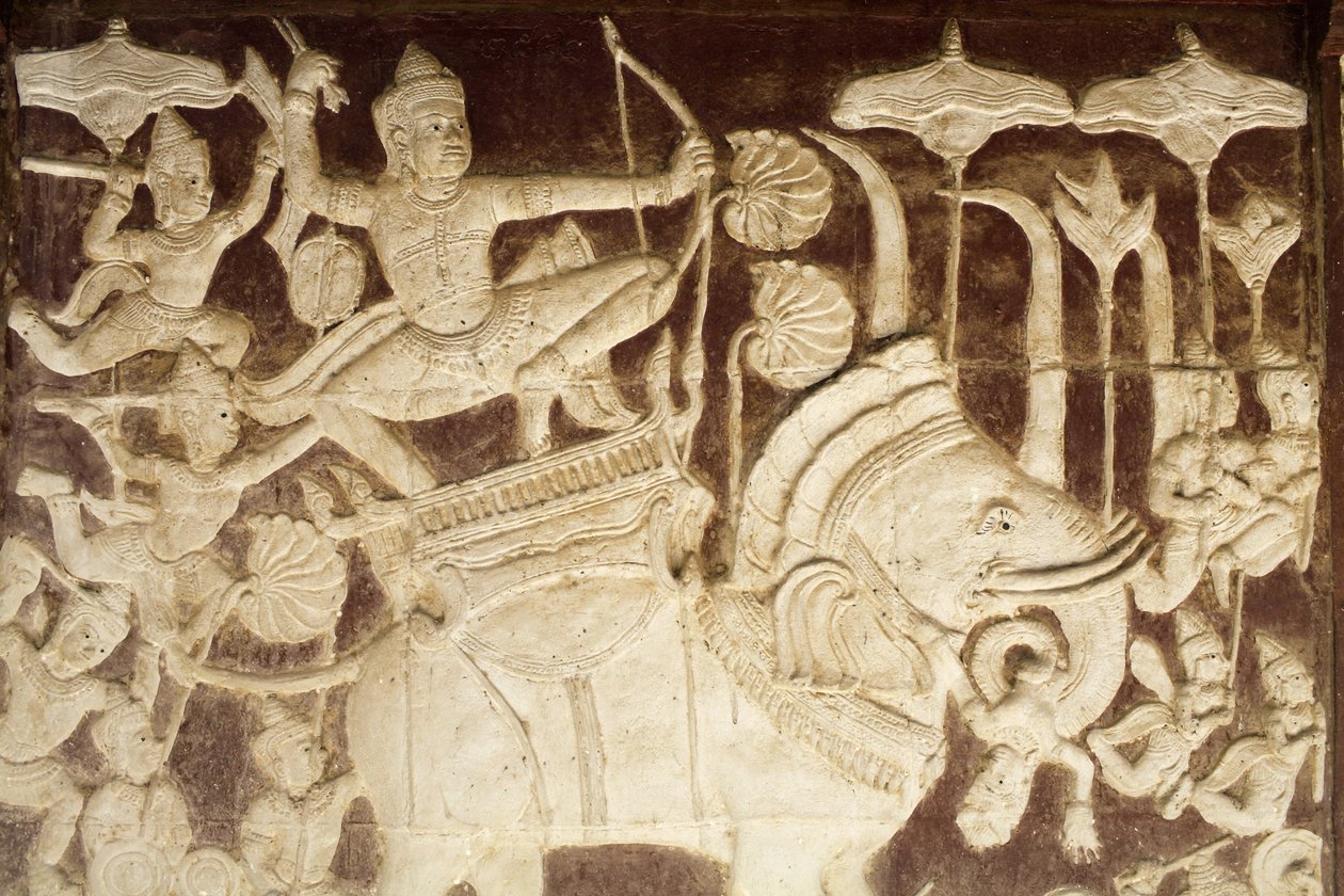 Wat Ounalom: Ramayana Phnom Penh Cambodge