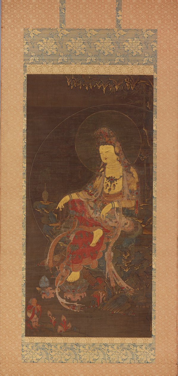 Su-Ay Avalokiteshvara Suwol Gwaneum bosal, 14. yüzyılın ortalarında. by Unbekannt