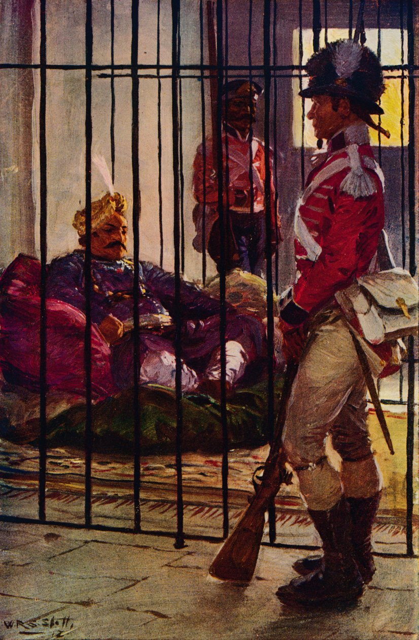 Vezir Ali Hapishanede, c1799 c1912 by Unbekannt