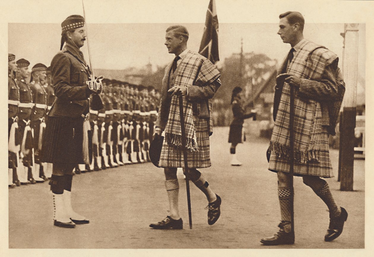Balmoral Tartan Takmak, Balmoral, 1936 1937 by Unbekannt